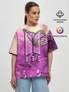 Женская футболка оверсайз / BTS