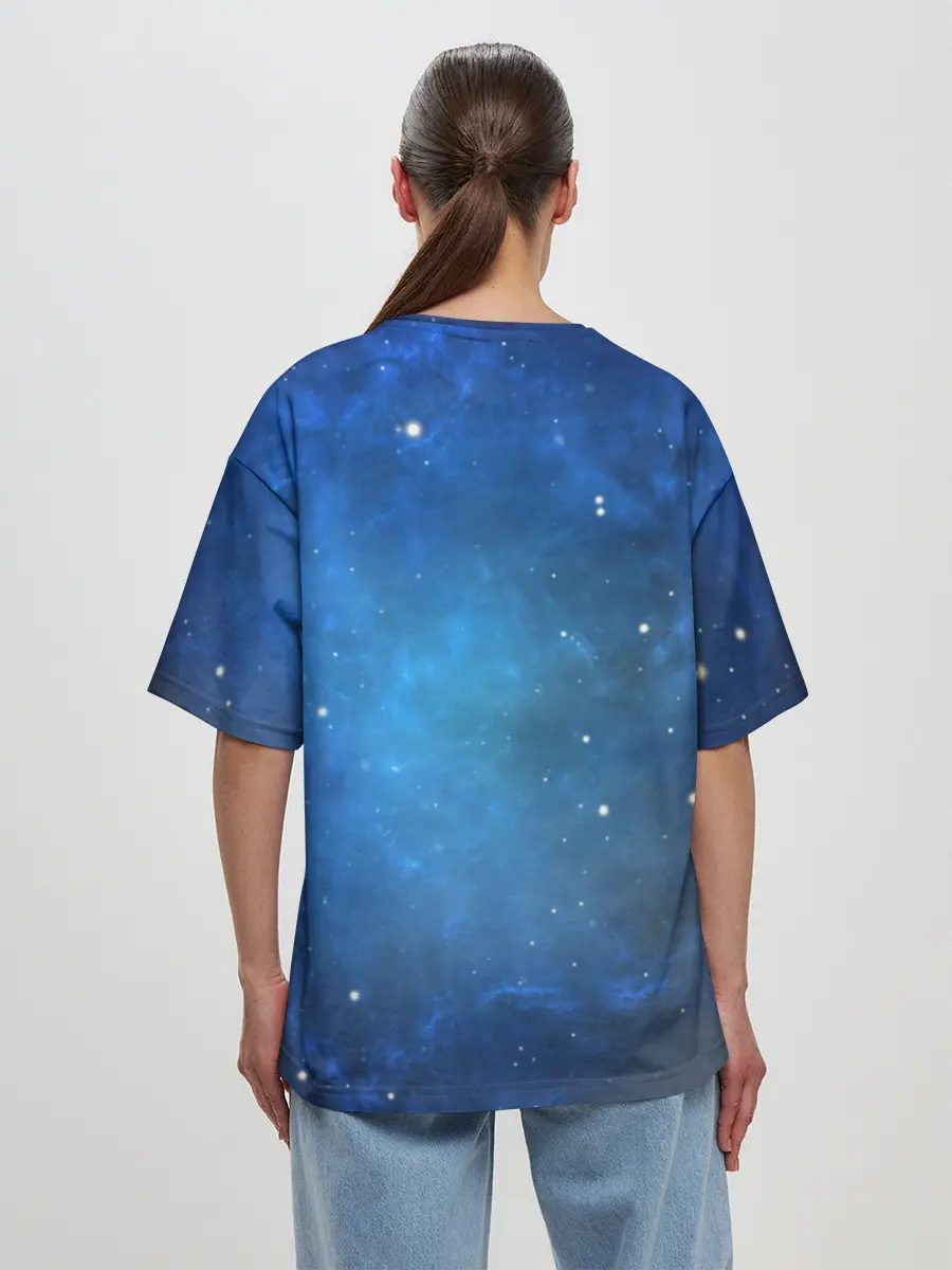 Женская футболка оверсайз / Light Fury