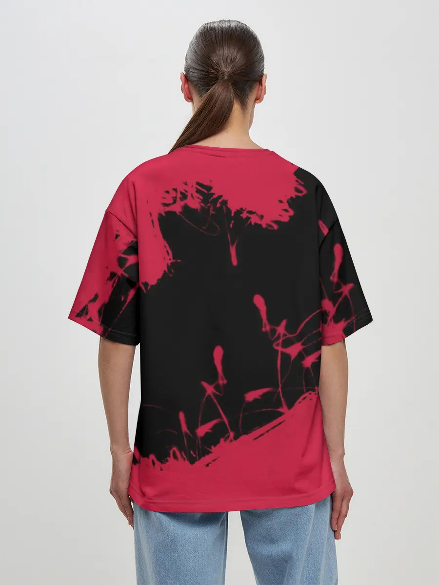 Женская футболка оверсайз / CHICAGO BULLS