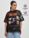 Женская футболка оверсайз / AC/DC