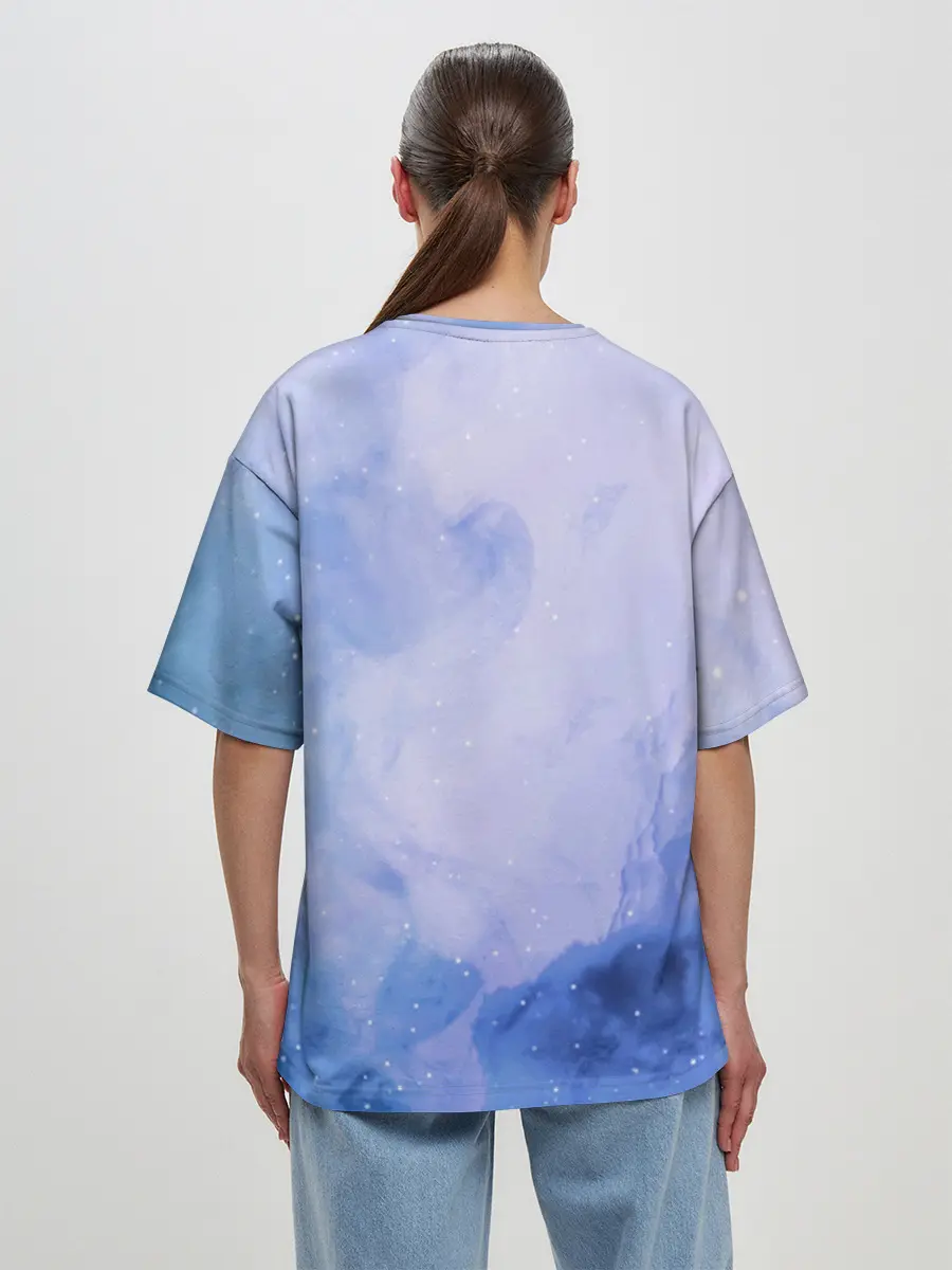 Женская футболка оверсайз / ночная фурия