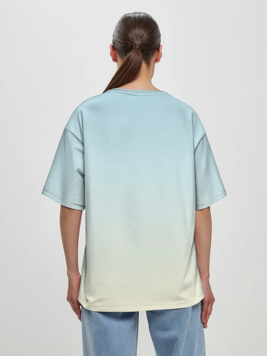 Женская футболка оверсайз / KonoSuba бутылка