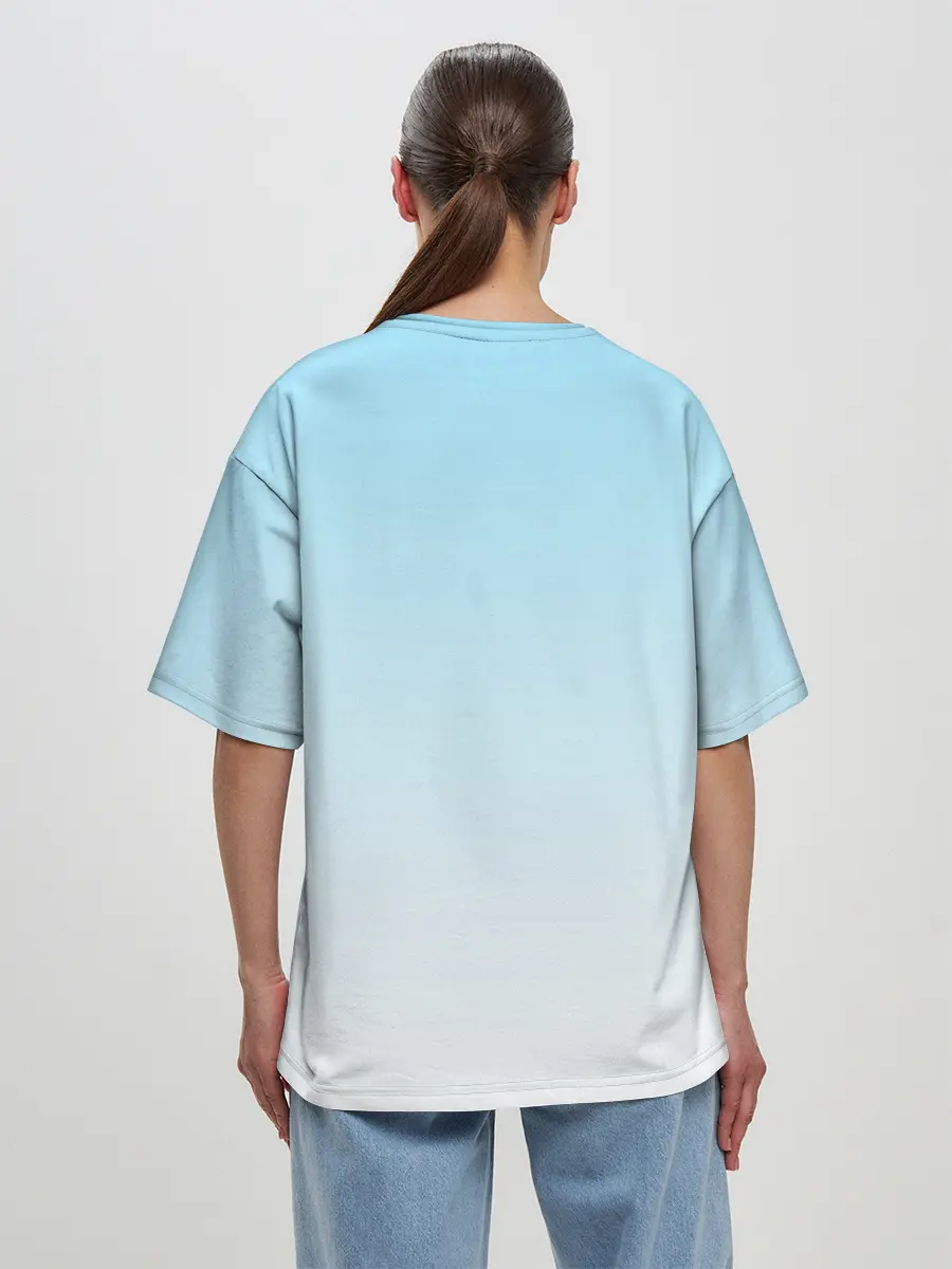 Женская футболка оверсайз / Konosuba девчачий отряд