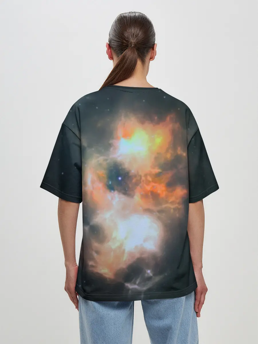 Женская футболка оверсайз / Night Fury