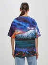Женская футболка оверсайз / Космос
