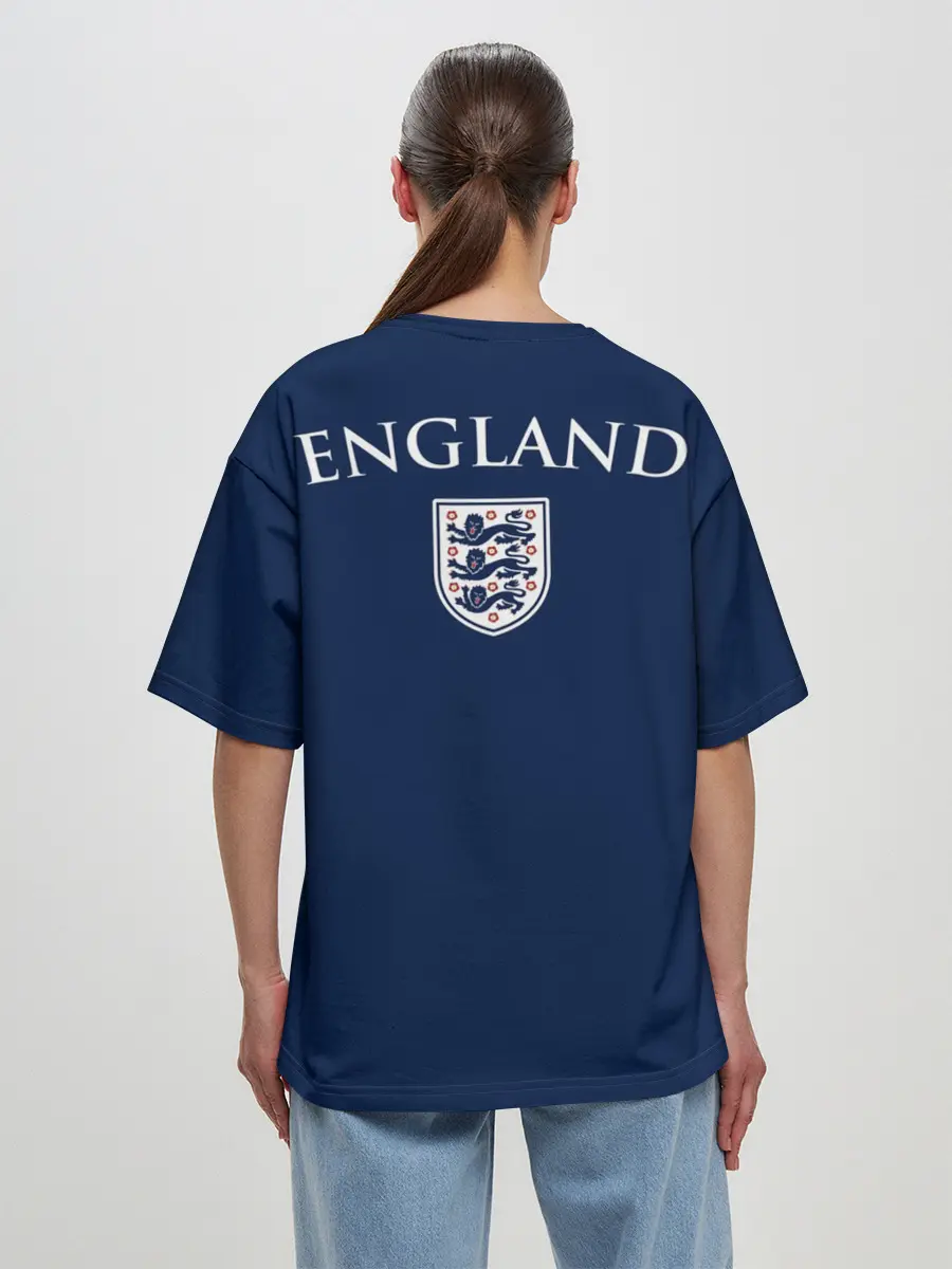 Женская футболка оверсайз / Сборная Англии