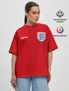 Женская футболка оверсайз / Сборная Англии
