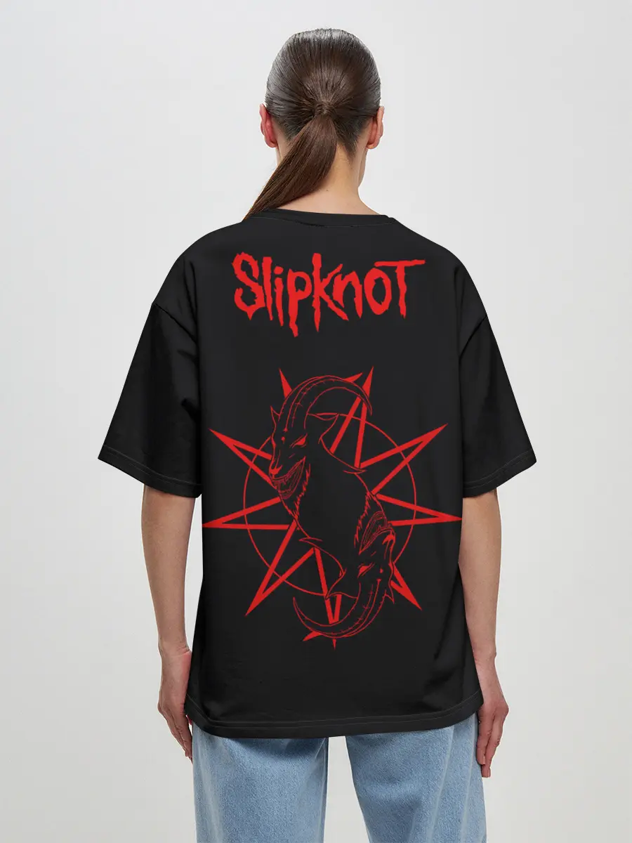 Женская футболка оверсайз / Slipknot-Alltogether