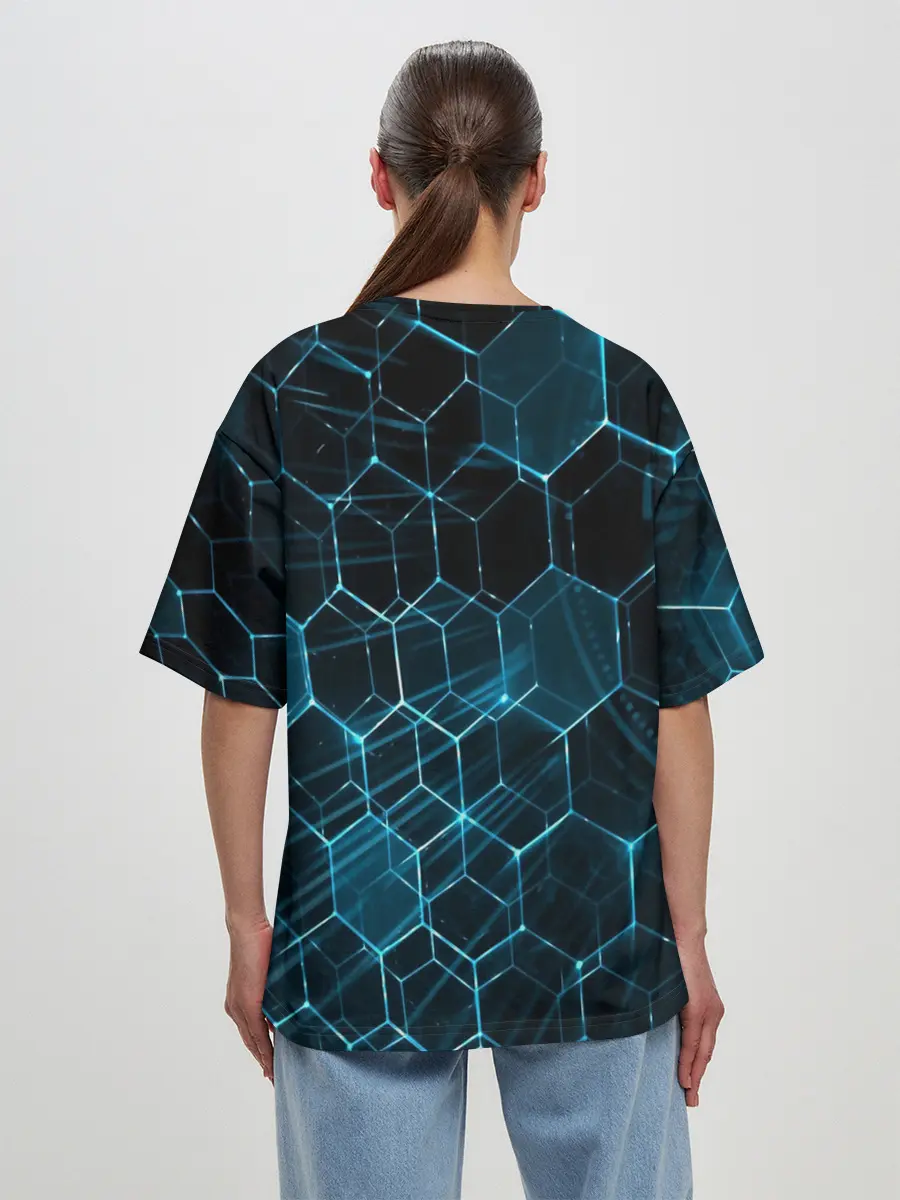 Женская футболка оверсайз / Броня