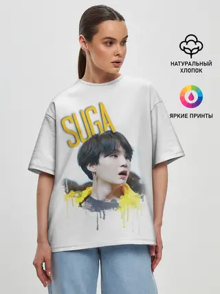 Женская футболка оверсайз / BTS