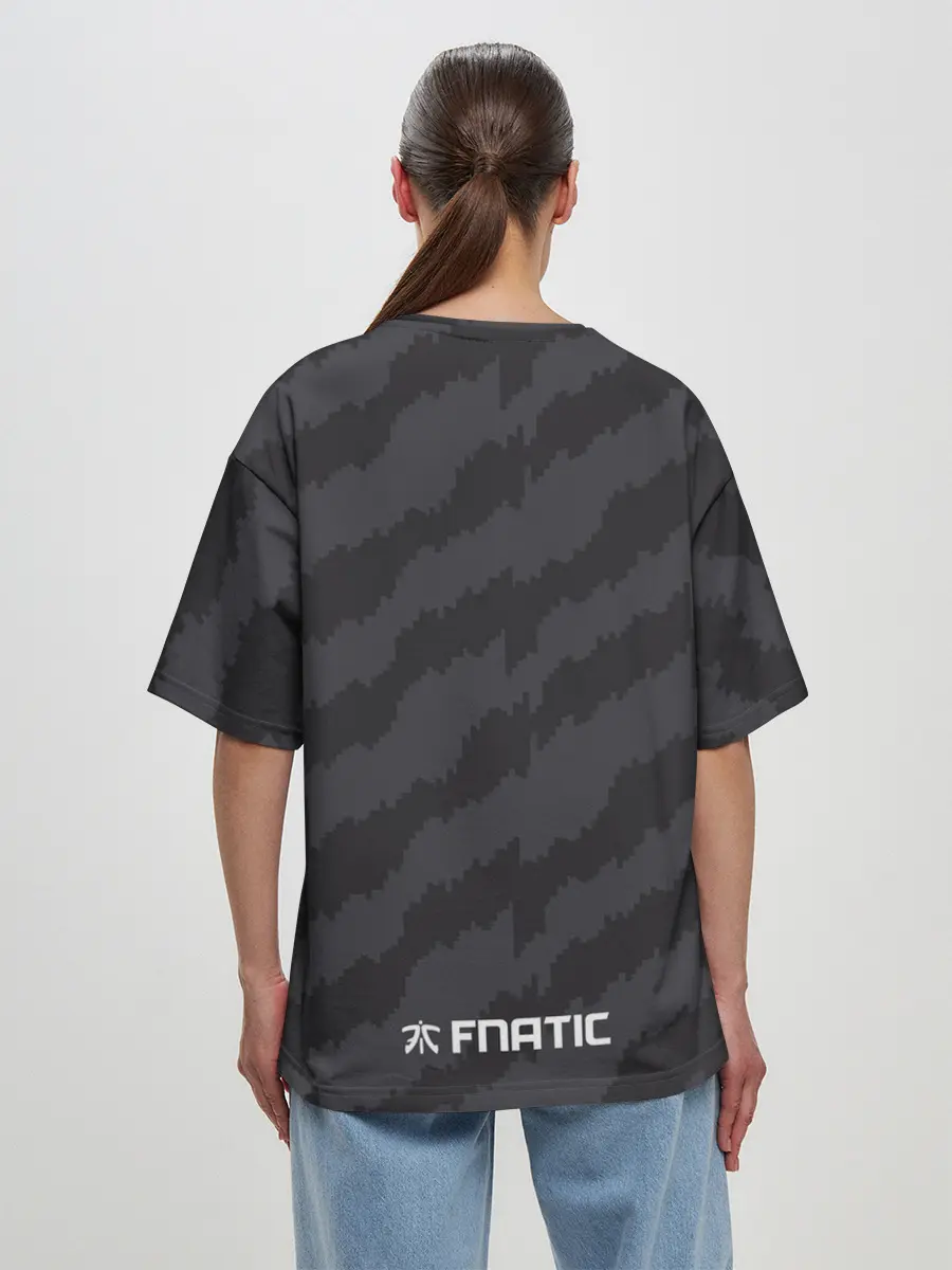 Женская футболка оверсайз / Fnatic - Jersey pro 2019