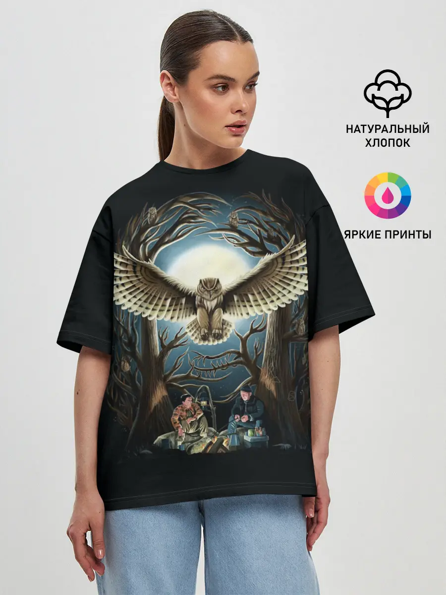 Женская футболка оверсайз / Twin Peaks