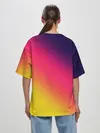 Женская футболка оверсайз / Градиент