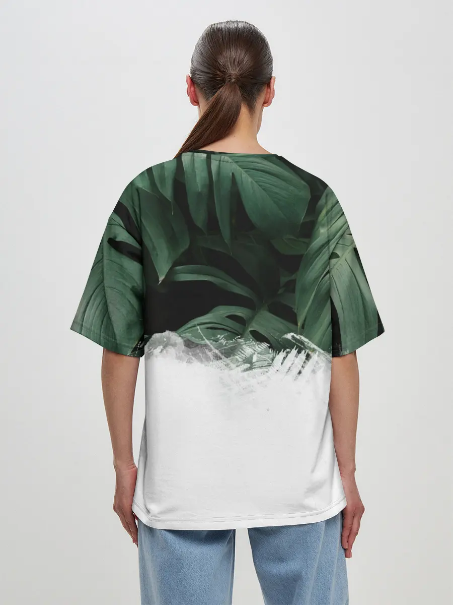 Женская футболка оверсайз / Лето