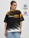 Женская футболка оверсайз / Порно