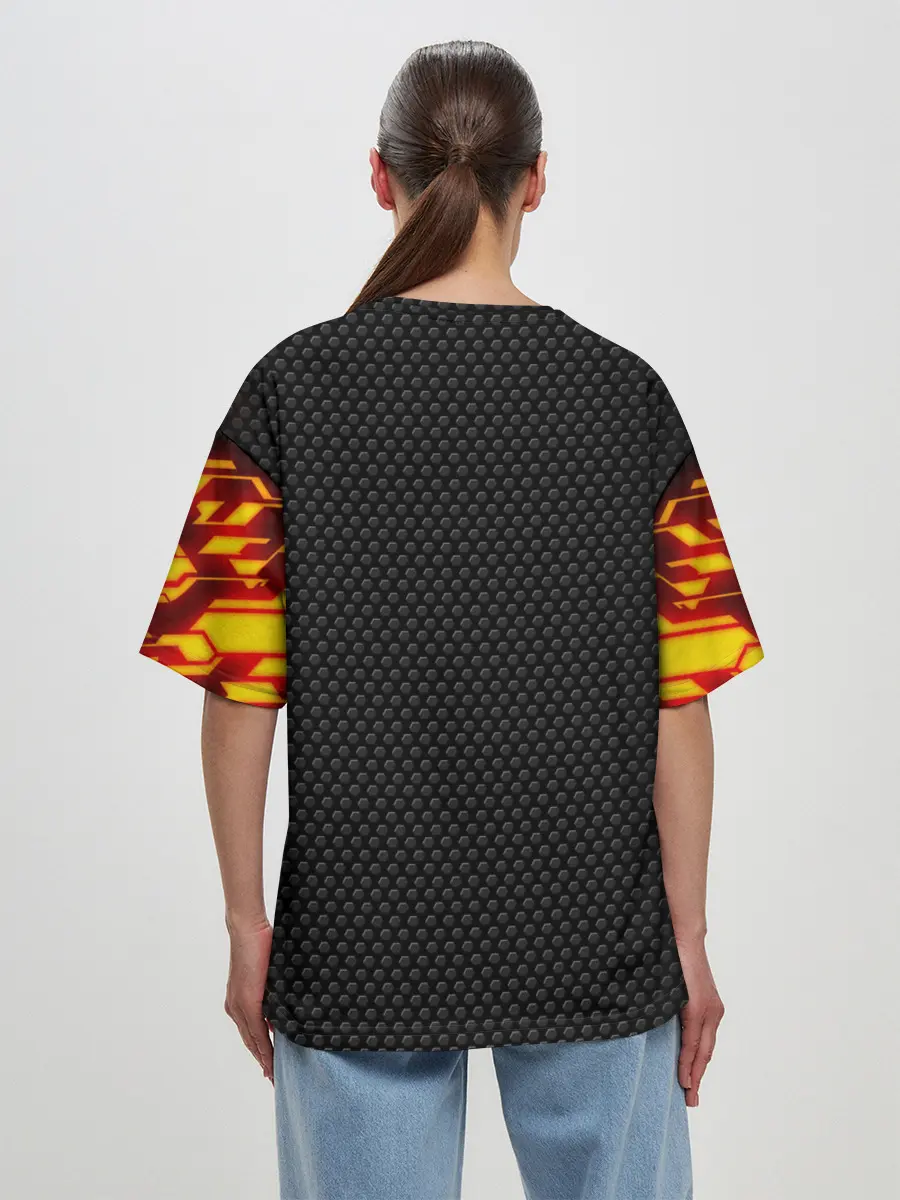 Женская футболка оверсайз / СТАЛЬНАЯ БРОНЯ