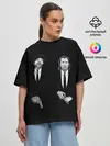 Женская футболка оверсайз / Pulp Fiction - Art 3