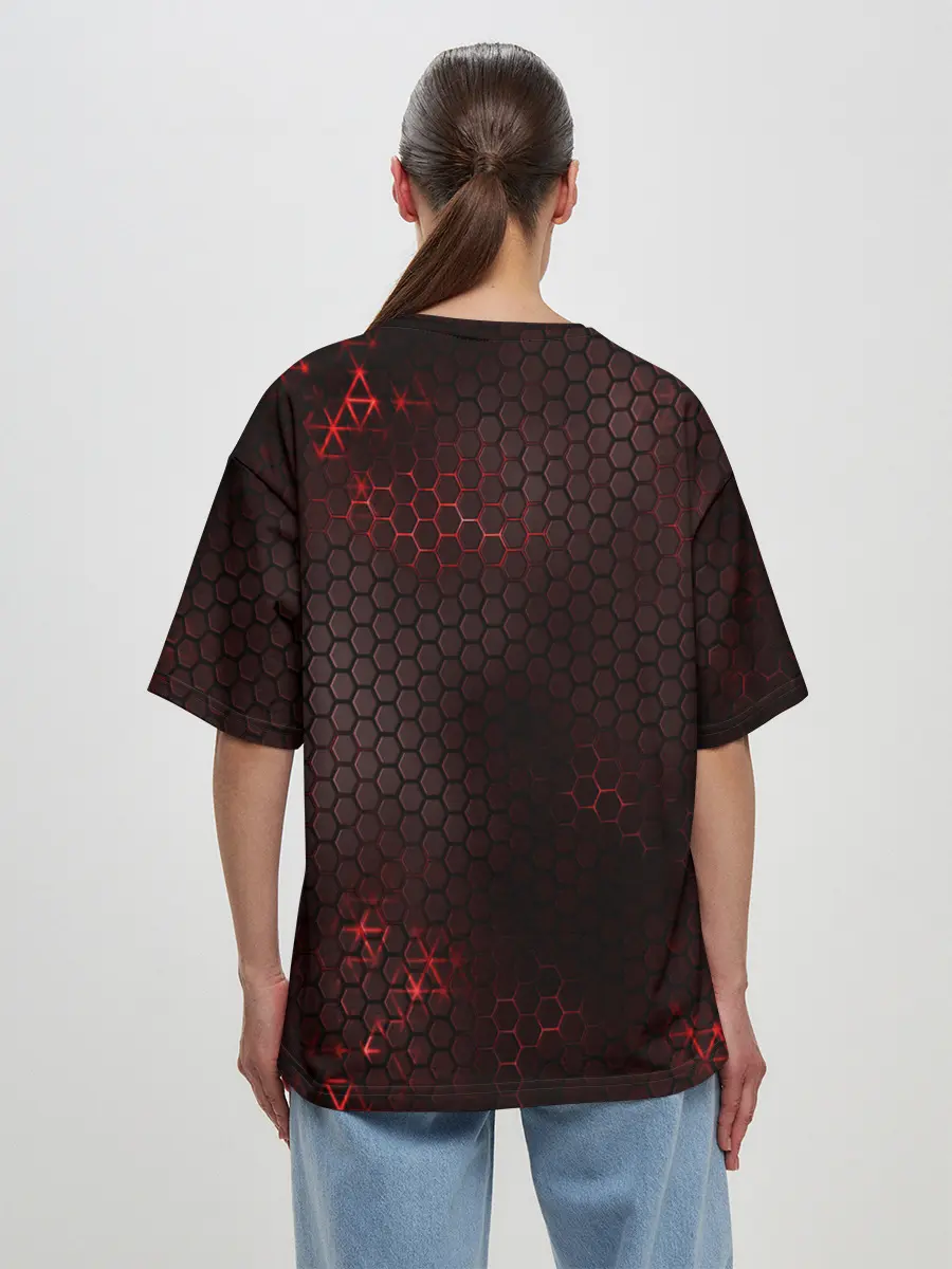 Женская футболка оверсайз / СТАЛЬНАЯ БРОНЯ