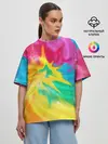 Женская футболка оверсайз / Tie-Dye