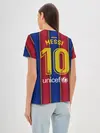 Женская базовая футболка / Messi home 20-21
