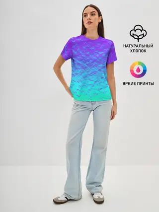 Женская базовая футболка / ПЕРЛАМУТР