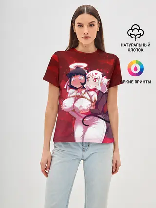 Женская базовая футболка / ХЕЛЛТЕЙКЕР