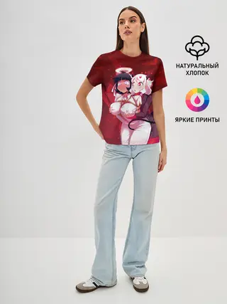 Женская базовая футболка / ХЕЛЛТЕЙКЕР