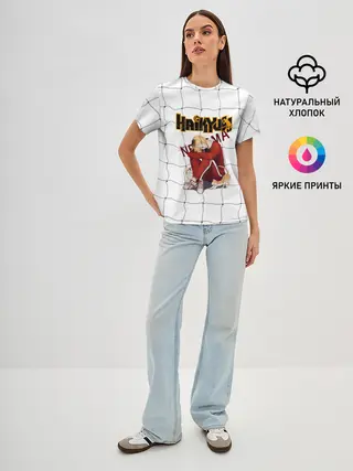 Женская базовая футболка / Кенма Козуме