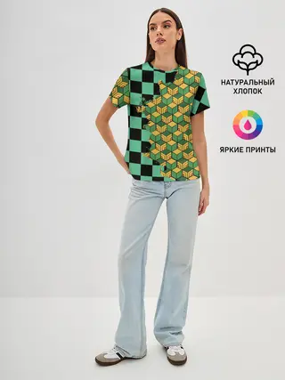 Женская базовая футболка / ТАНДЖИРО И ТОМИОКА