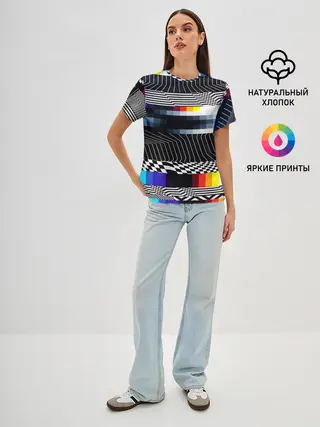 Женская базовая футболка / Уличный стиль