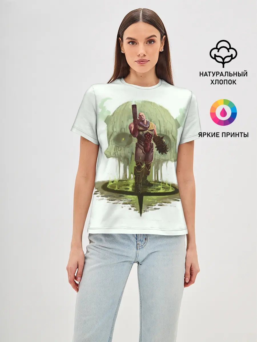 Женская базовая футболка / Quake Champions