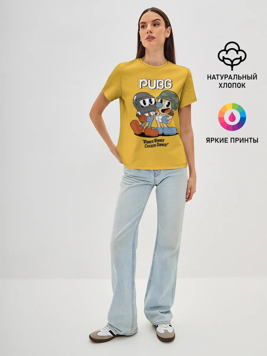 Женская базовая футболка / Чашки победиетели