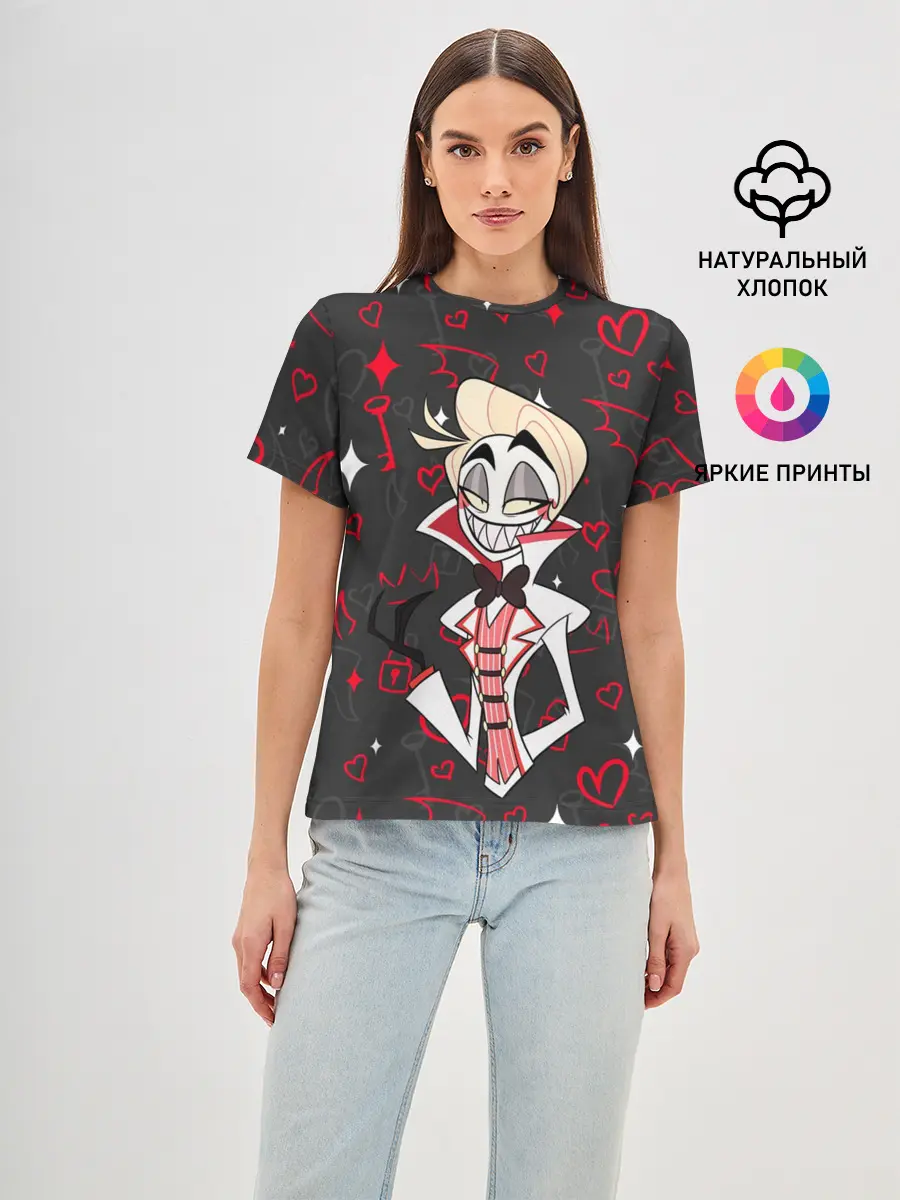 Женская базовая футболка / ОТЕЛЬ ХАЗБИН ЭШЛИ