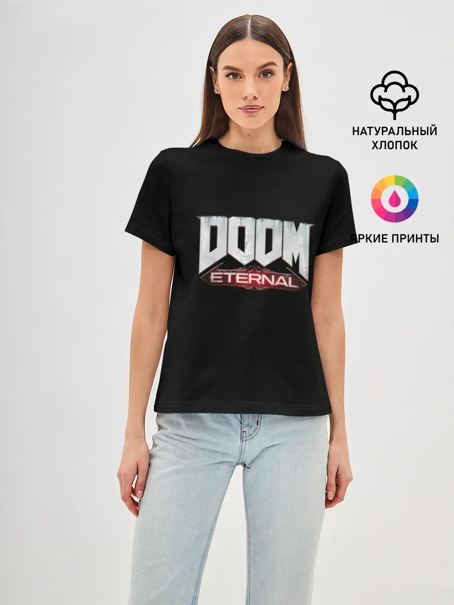 Женская базовая футболка / Logo+