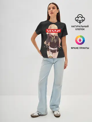 Женская базовая футболка / SENPAI