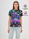 Женская базовая футболка / Fortnite LLAMA