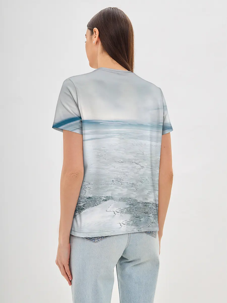 Женская базовая футболка / Infinite - Deep Purple