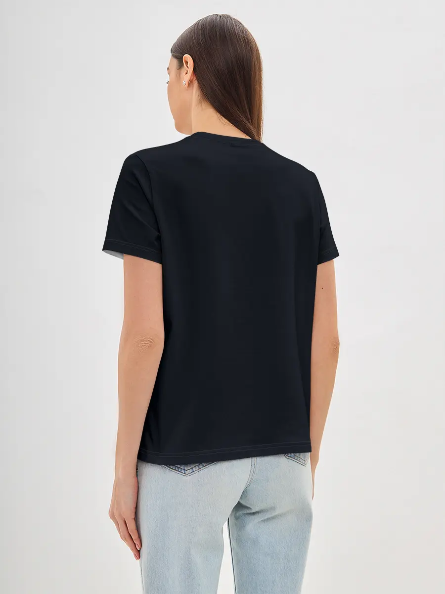 Женская базовая футболка / Little Nightmares 2 МОНО