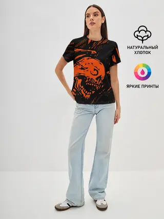 Женская базовая футболка / Without a soul