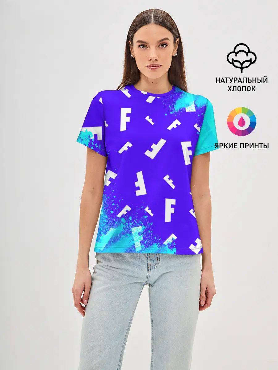 Женская базовая футболка / FORTNITE / ФОРТНАЙТ