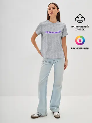 Женская базовая футболка / Clubhouse | Gray