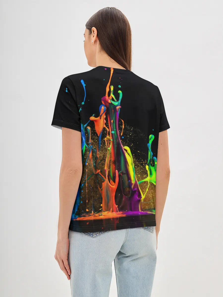 Женская базовая футболка / КРАСКИ