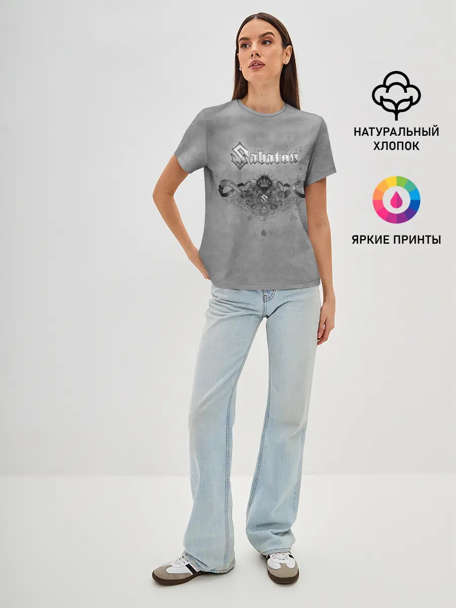 Женская базовая футболка / Sabaton