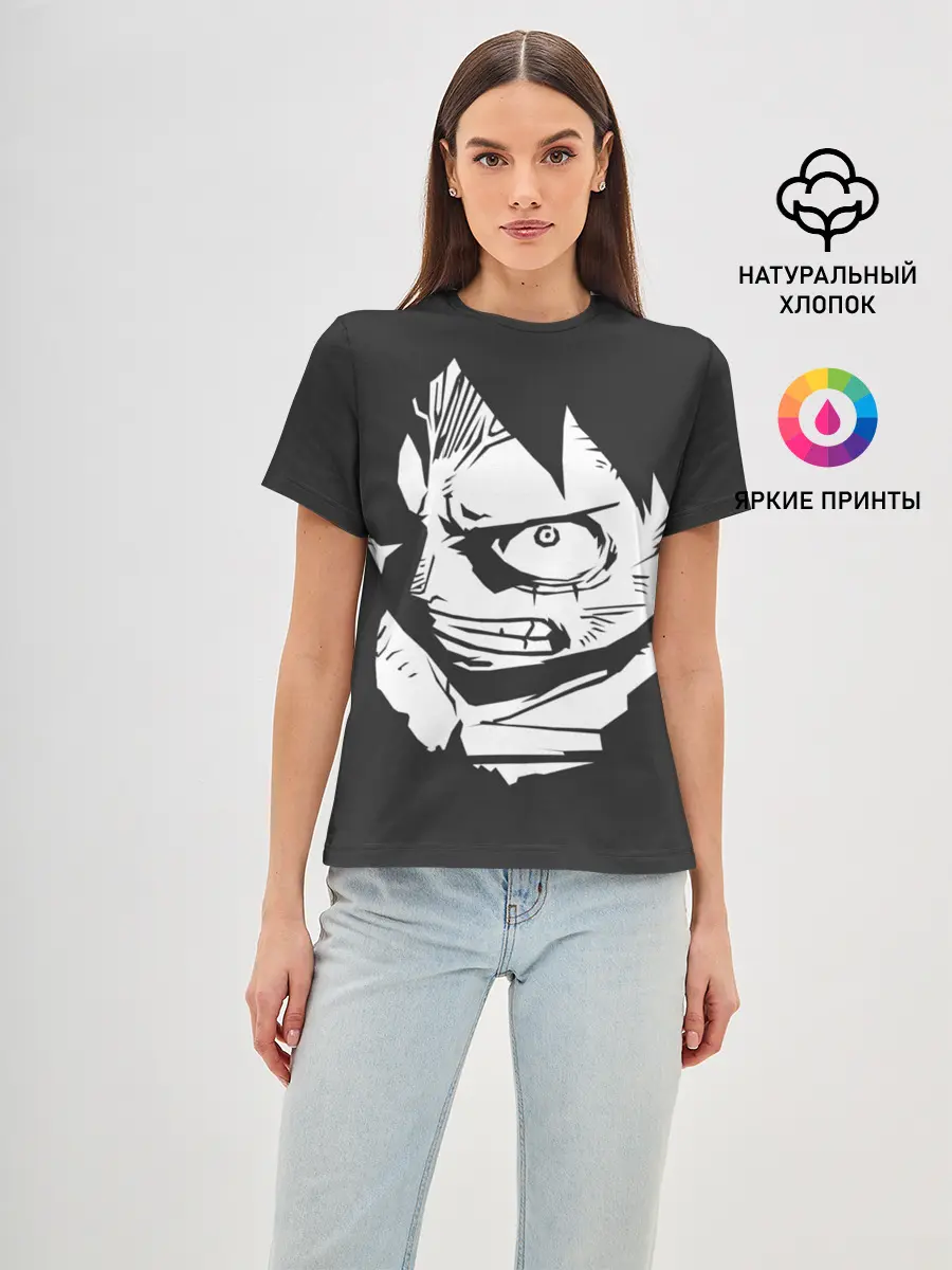 Женская базовая футболка / Злой One piece