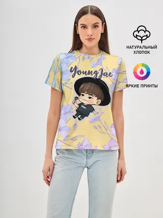 Женская базовая футболка / YoungJae