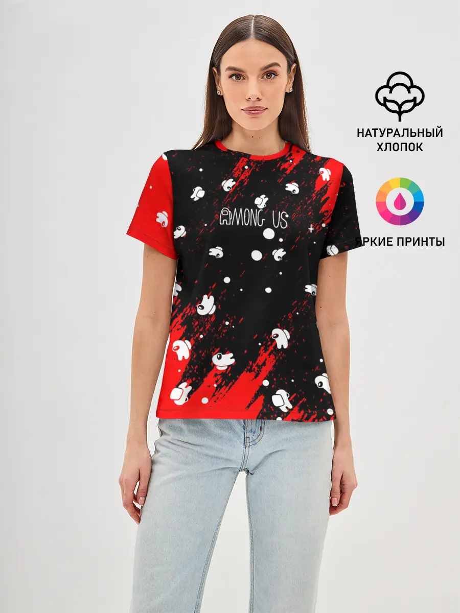 Женская базовая футболка / Among Us