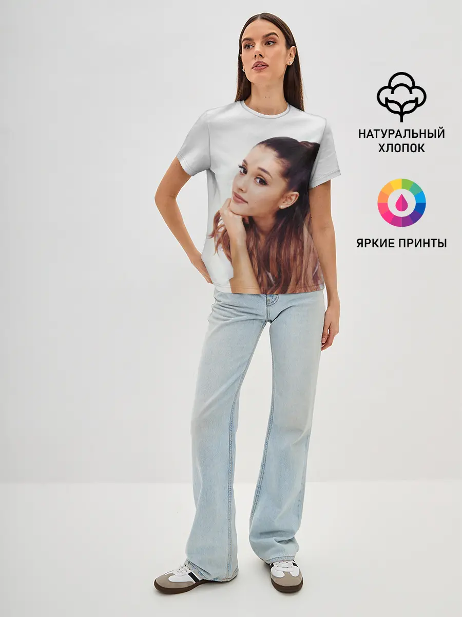 Женская базовая футболка / Ariana Grande