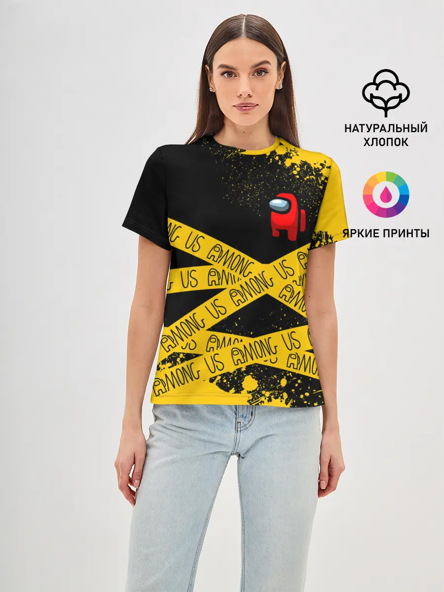 Женская базовая футболка / AMONG US / Амонг Ас