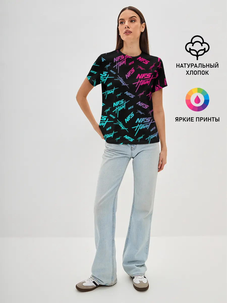 Женская базовая футболка / NFS: Heat