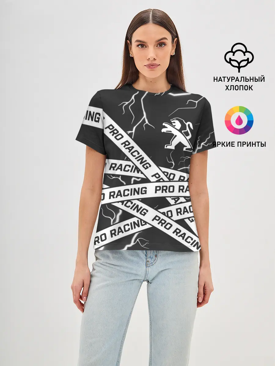 Женская базовая футболка / Peugeot - Racing